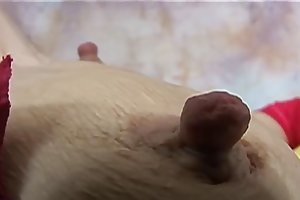Грудастая красота предаётся сауне